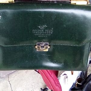 Golden duck purse